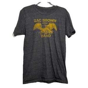 Zac Brown Band Jekyll + Hyde Tour 2015 Shirt Men's Medium Gray Concert Tee